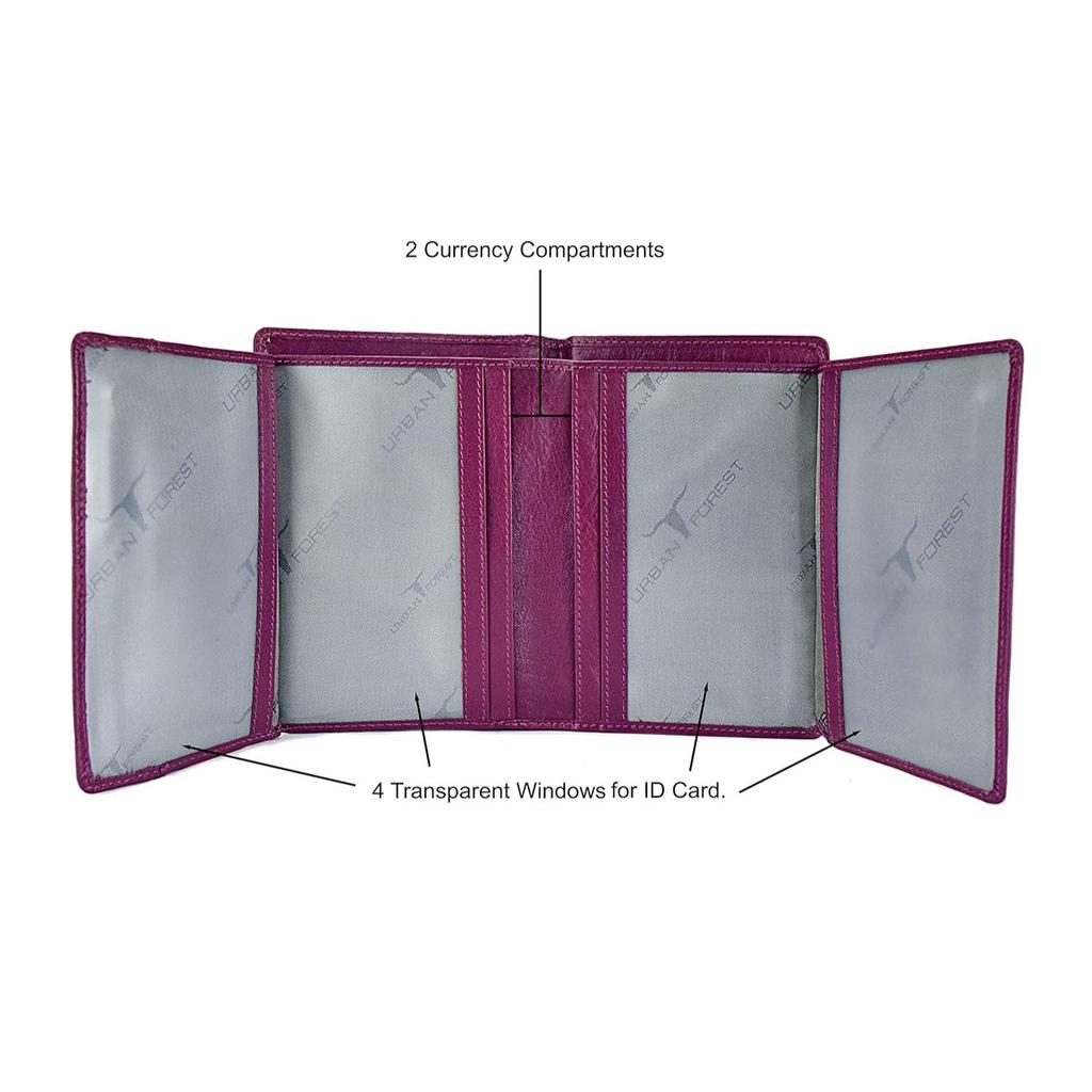 Tina Leather Wallet For Women .