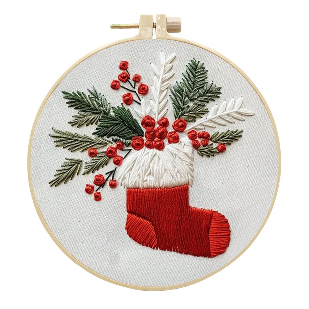 Christmas Kit Embroidery Handmade DIY Materials