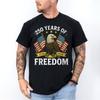 250 Years America Anniversary 1776 Bald Eagle 250th Birthday US Flag T-Shirt