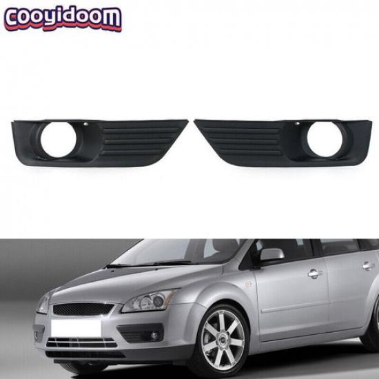 Для Ford Focus 2005-2007 Передний Бампер Противотуманные Фары Накладка Решетка ЛЕВАЯ И ПРАВАЯ