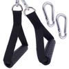 1 Pair Resistance Band Handles Grips Cable Machine Attachments TPR Handles Exercise Pull Up Bar Handle Grips for Home
