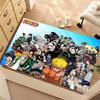 A beautifully designed rug featuring members of the Akatsuki organization from Naruto, suitable for use as a non-slip mat in 003