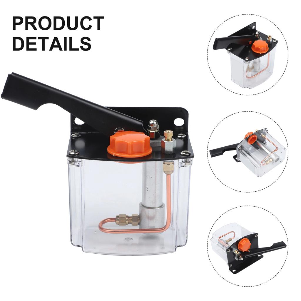For Injection Molding Oil Capacity 0.8L Lubrication System Standard Size Lubrication Compatible With 32 To 68 Viscosity