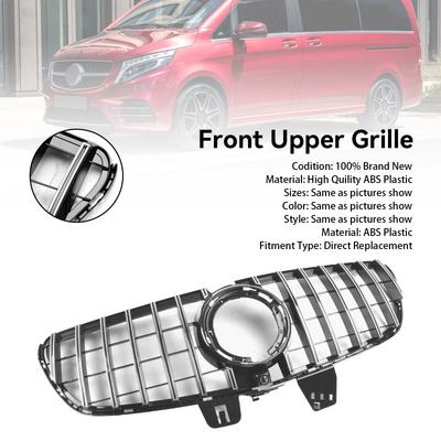 Front Upper Grill Grille Fit Mercedes Benz V Class W447 2020-2023
