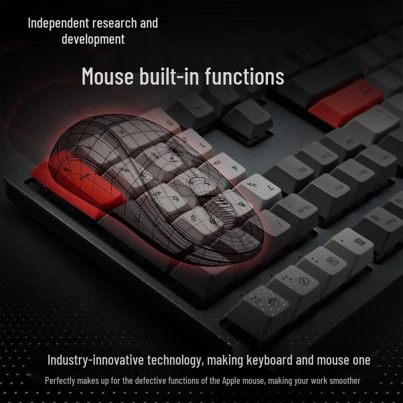 M108 Cherry Silent Red Tri-Mode Mechanical Keyboard