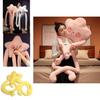 Stretchable Flower And Star Plush Pillow For Home And Bed