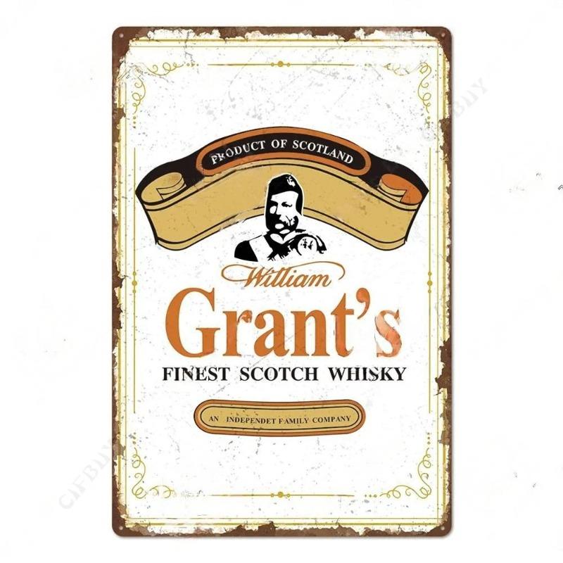 Bar Decor Metal Posters, Wall Sign Plaques 20x30cm