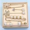 6-Piece Anti-Exposure Safety Pin Set for Clothing Adjustments
