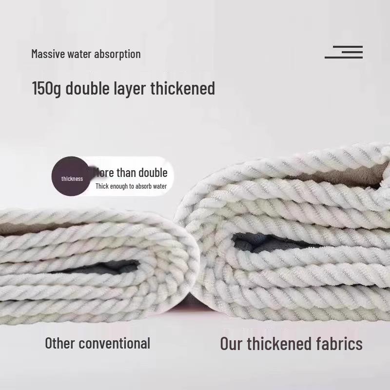 Women's Double-Layer Quick-Dry Hair Towel: Absorbent, Thick, and Stylish Bath Cap