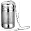 Tea Strainer Stainless Steel Tea Infuser Spice Seasoning Ball Tea Interval Diffuser Strainer Teapot Fine Mesh Coffee Filter