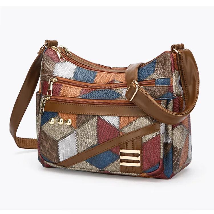 Elegante Vintage-Umhängetasche für Damen, trendige Handtasche, modische Schultertasche mit mehreren Taschen, alltagstaugliche Retro-Umhängetasche für den Alltag