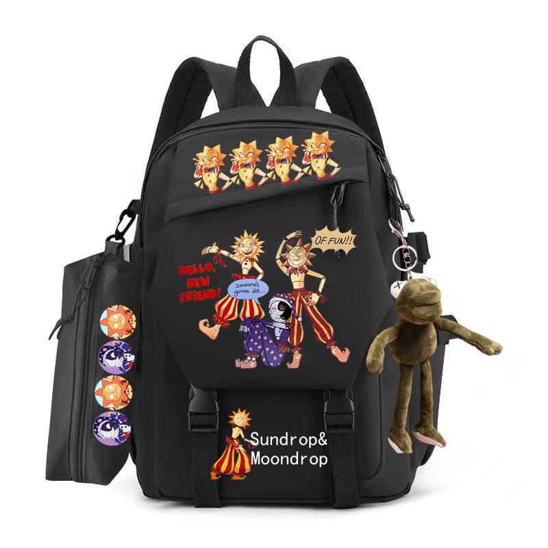 Cross-border new junior high school high-quality large-capacity casual backpack fashionable men's and
