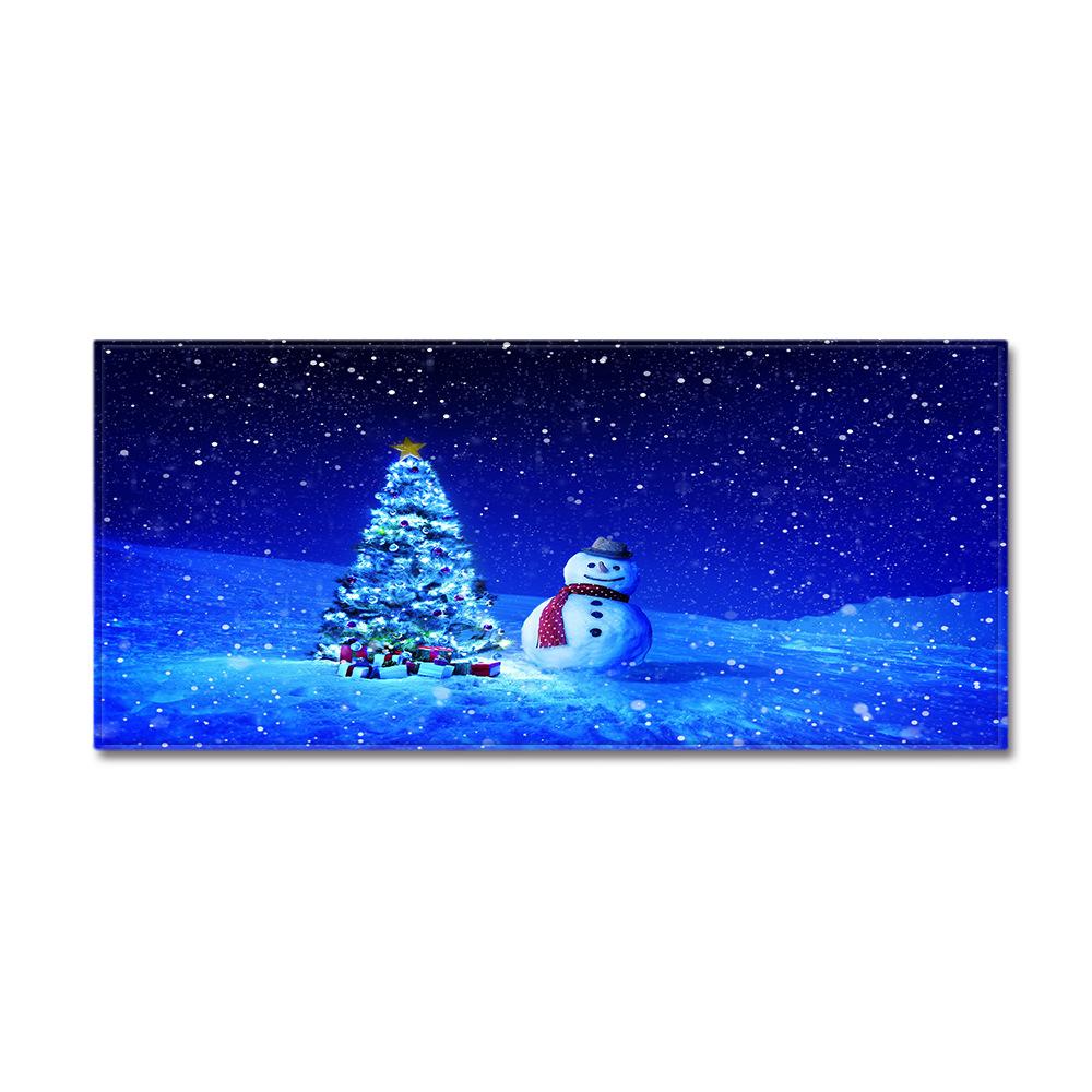 Christmas Kitchen Sand Carpet Doormat Long Floor Mat