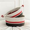 Large Capacity Cotton Rope Storage Box Handmade Desktop Organizer  Living Room