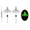 Solar-powered Garden Lights Landscape Yard Decoration Ground-mounted Lamp Flamingo Firework Sunflowers Roses Fireflies Jellyfish