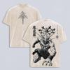 Jujutsu Kaisen Makora Maglietta Anime Vintage Lavata Y2k Oversize Uomo Donna Abbigliamento Estiva Manica Corta Poliestere T-shirt Top