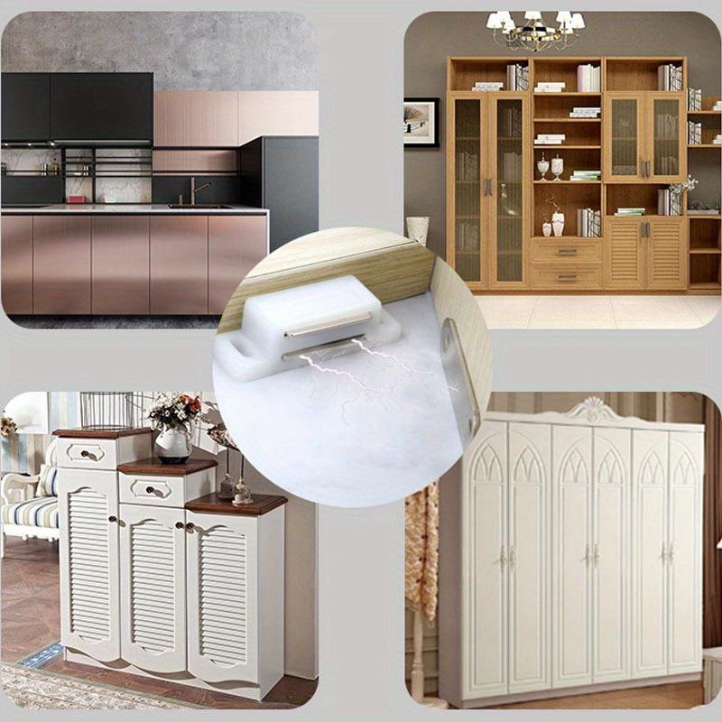 12pcs Cabinet Magnet Latch Door Catches Kitchen Cupboard Wardrobe Closet Drawer Magnetic Closer Home Furniture Hardware
