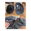 Women S Black Pleated Beret Hat Japanese Style Vintage Cloud Octagonal Hat Fall Winter