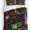 Mathematics Physics Formula Duvet Cover Bed Bedding Set Home Textile Quilt Cover Pillowcases Bedroom Double Bedding Set No Sheet