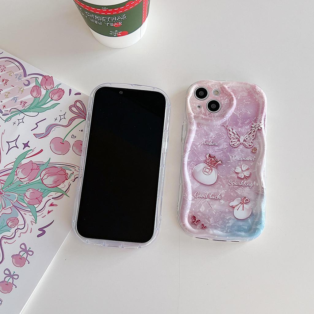 Silicone Case for Xiaomi Redmi Note 14 13 Samsung A56 A26 A36 Oppo A3 A5 Pro Tecno Spark 30C Funda Cartoon Butterfly Flowers Cover Soft TPU Bumper