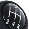 Mazda 3 06-12 gear shift knob BLACK ECO LEATHER 5 SPEED