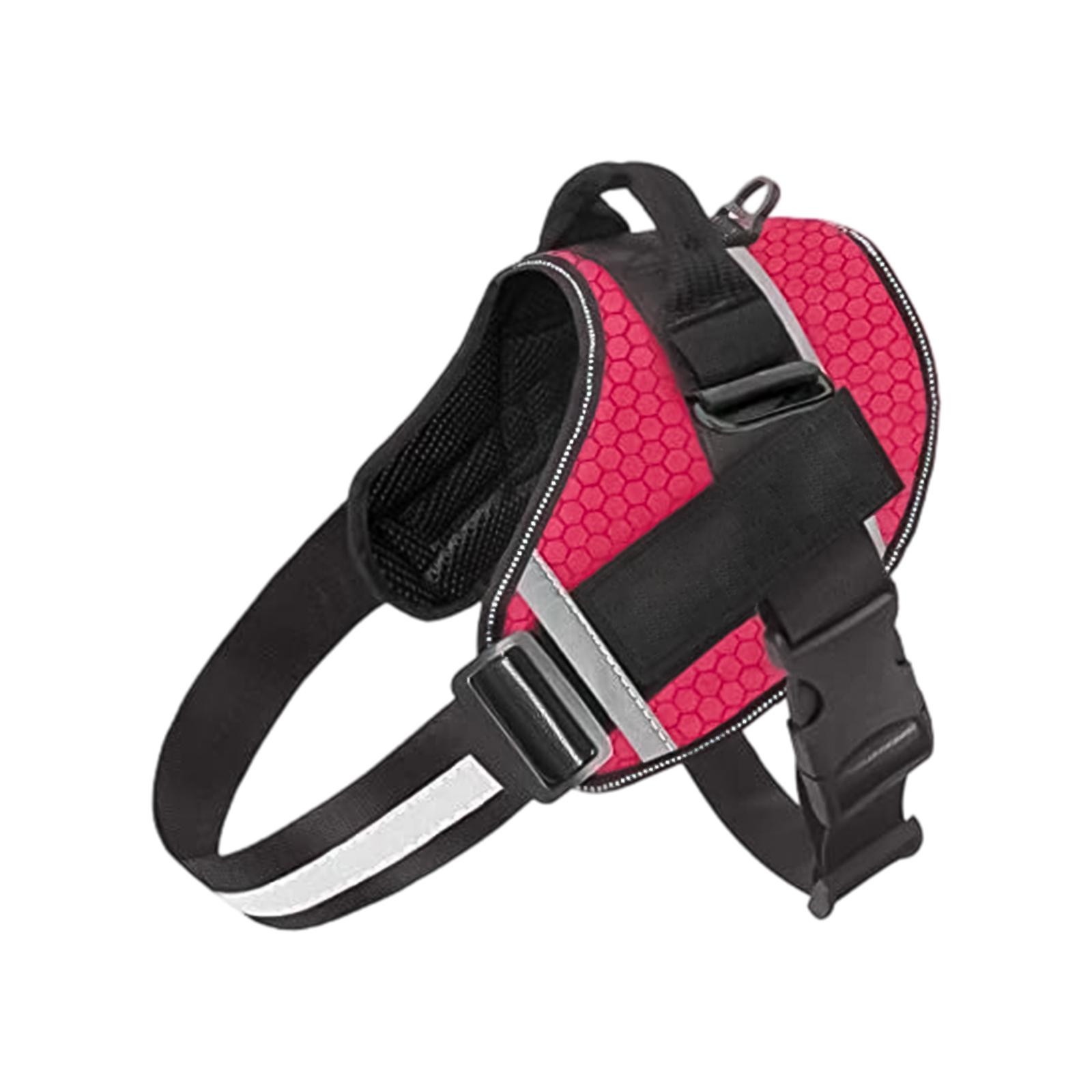 

Service Dog No Pull, Reflective Dog Vest With Handle, Adjustable PVC Dog For Medium Large Dogs, Breathable Service Dog Vest XS червоний