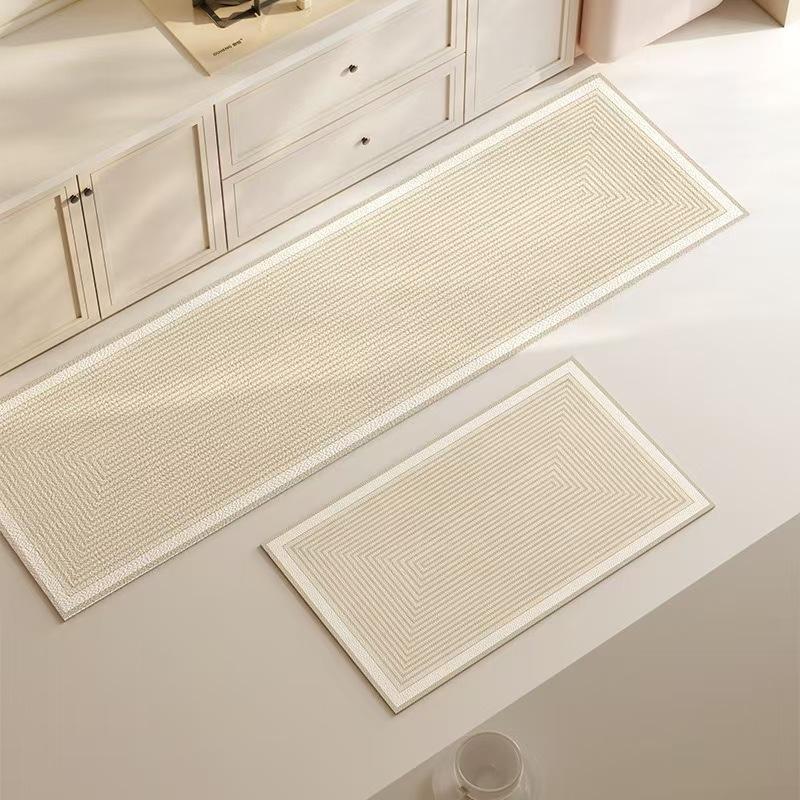 Wabi Sand Wind Kitchen Floor Mat Diatom Mud Floor Mat Water Absorption Oil Absorption Quick Drying Non-slip Mat