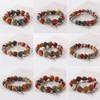 Jingdezhen Ceramic Jewelry New Fashion Flower Glaze Bead Bracelet Multi-Color Casual Ethnic Style Student Bracelet