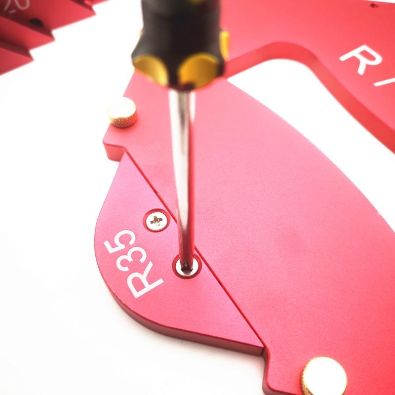 Trimming Machine R Rounded Beveled Template Router Table Corner Jig Radius Chamfer Profile Template Kit Woodworking Tools