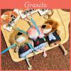 Cute Denim Top Mini Nin Lion Plush Cartoon Doll Toy Pendant Keychain For Kids And Collectors