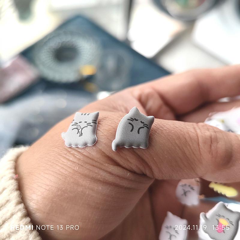 4 Pcs Cute Adorable Animal EVA Bubble Stickers - Multiple Styles of Lovely Cartoon Decor BulingBulingStickers Store