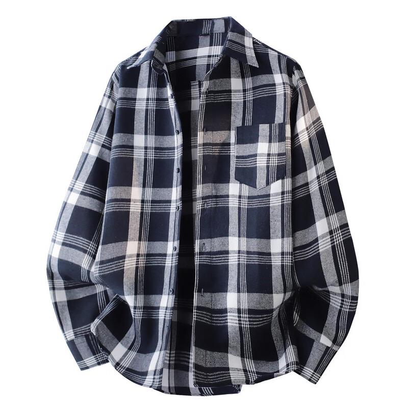 RED DRAGONFLY Men's Plaid Long Sleeve Shirt