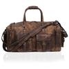 Duffelbag i skinn, weekender i skinn, helgeveske i skinn, reiseveske i skinn, overnattingsveske i skinn, duffelbager for menn til ektemann, pappa, holdall i skinn