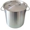 STAINLESS STEEL POT 30.5 cm GASTRO POT 22L WITH METAL LID