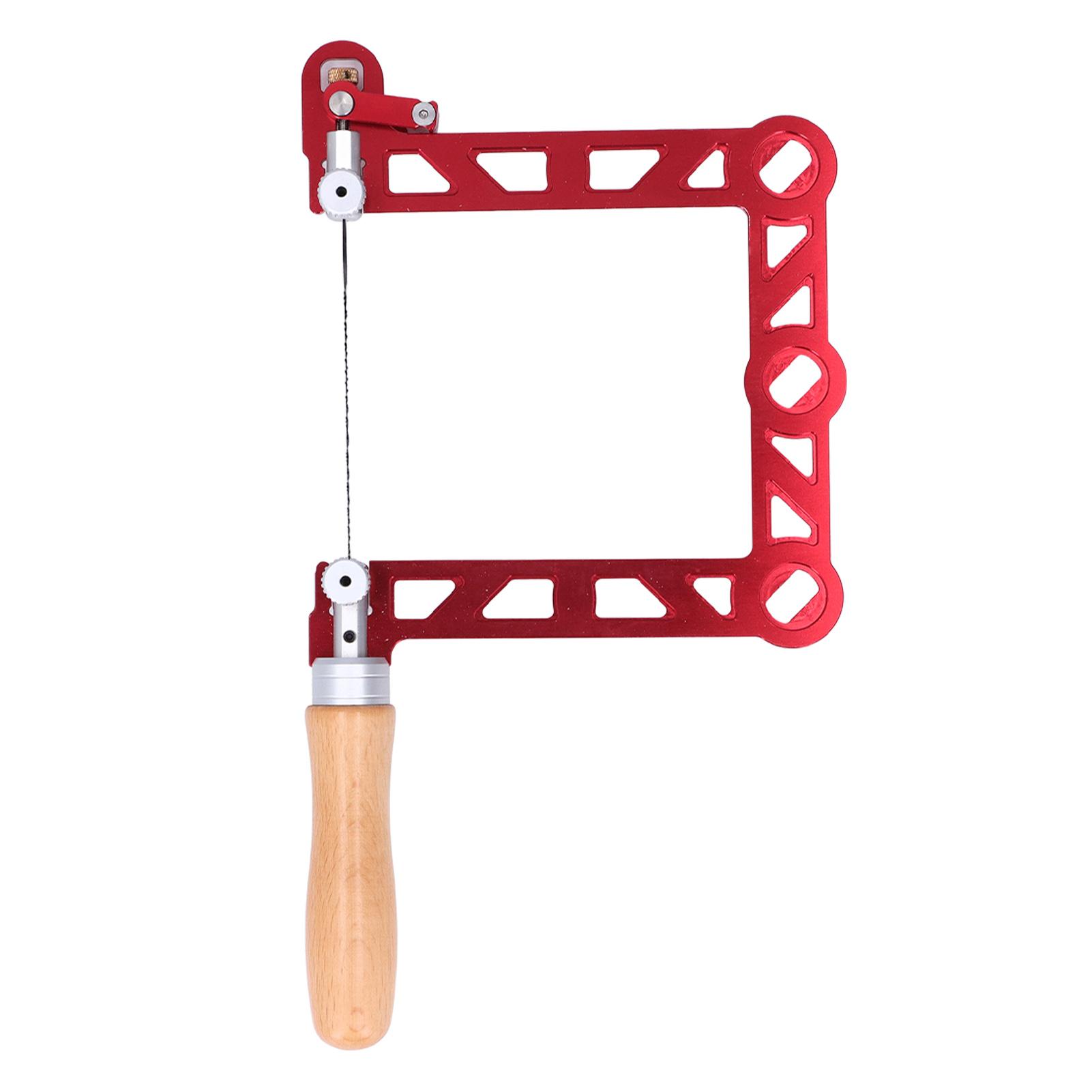 

Mini Woodworking Hand Saw U Shape Wooden Handle Coping Saw for Jeweler Metal Processing 5in 5 Inch белый