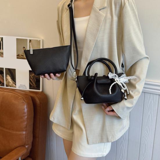Geantă de mână retro pentru femei, geantă de umăr crossbody tote de culoare uni cu curea de umăr ajustabilă pentru navetă, petrecere, întâlniri