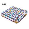 Breathable Seat Cushion Modern Stylish Chair Cushion, Ultra Soft Square Geometric or Durable Polyester Pad for Students Plant Prints, 15.75"x15.75"