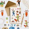 816Sheets Cartoon Judy Nick Disney Zootopia 2 Puzzle Stickers Make A Face Diy Funny Assemble Jigsaw Decals Decoration Toy Gift