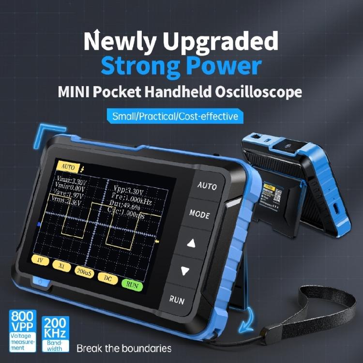 High-performance Mini Digital Oscilloscope 2.4Inch LCD-Display 2.5MS/-s Sampling