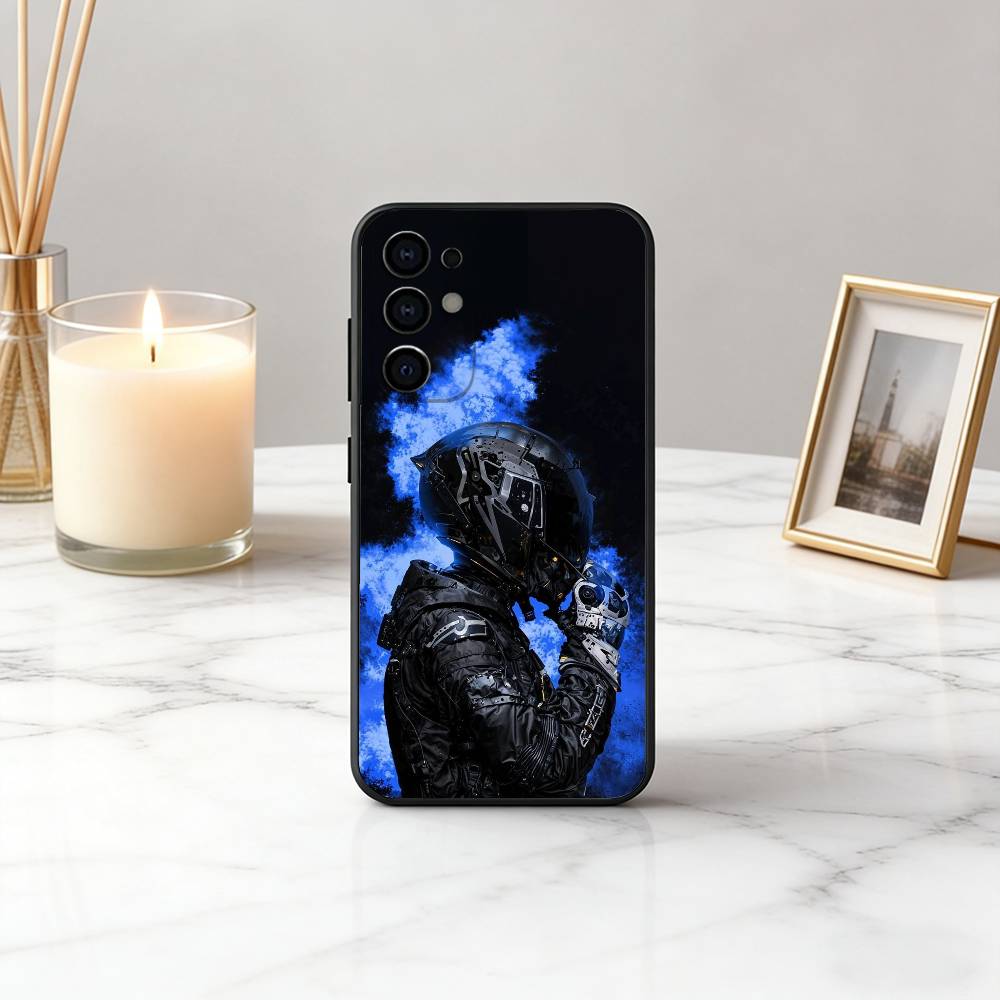 M-Motorcycle Cool R-Rider MR Phone Case Black Silicone Soft For Samsung S25,S24,S21,S22,S23,S30,Ultra,S20,Plus,Fe,Lite