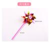 100 Pcs/Pack Colorful Sequins Windmill Toys Children Small Handmade DIY Plastic Wind Spinner Garden Decor Outdoor Toy Gift