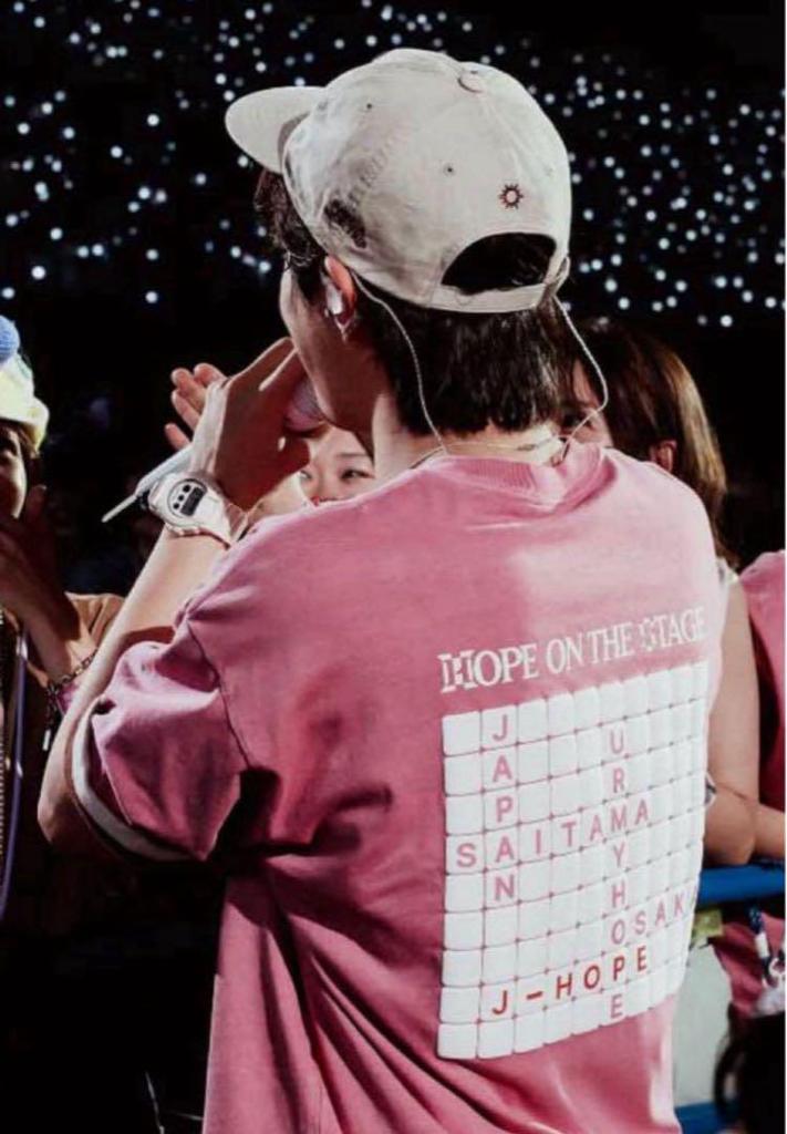 [USED] j-hope HOPE ON THE STAGE in JAPAN T-shirt L