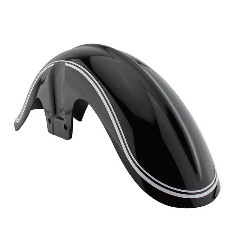 Vorderradkotflügel Schmutzfänger für BMW R18 Classic 2021-2022 Motorrad Retro Langer Spritzschutz Glänzend Schwarz ABS Verlängerte Radabdeckung Schutz