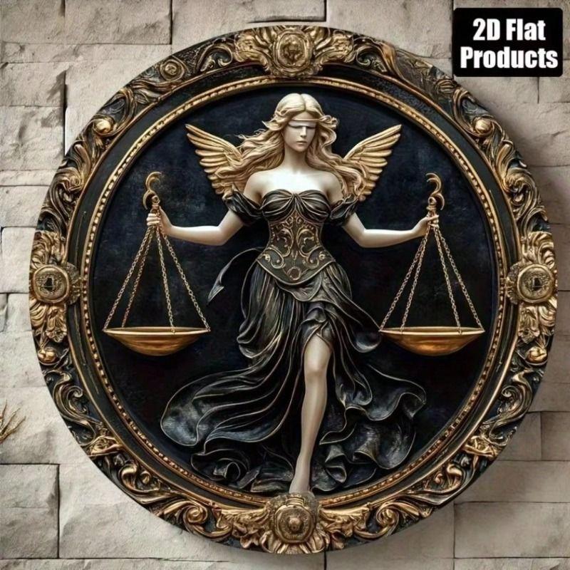 Metal Wall Art Sign Home Decor 20x20 Cm