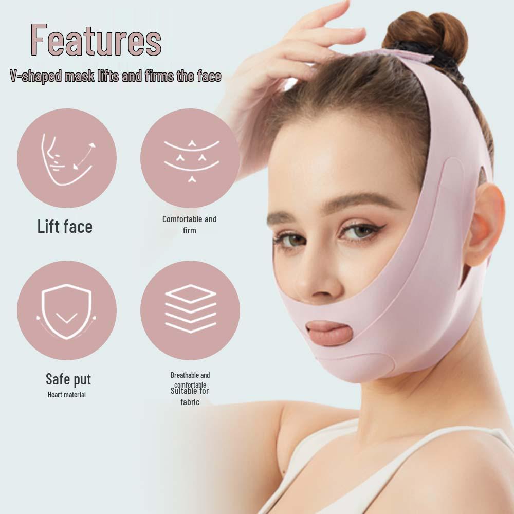 International Pink V-Face Slimming and Lifting Sleep Mask for a Sculpted Look