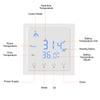 Smart Thermostat 16A Floor Heating Temperature Controller with LED Touch Screen 85-265V Electric Heating Control