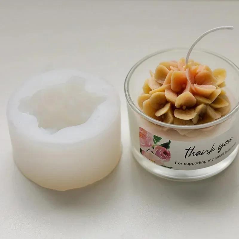 

Гортензия Цветок Форма Декоративное растение Формы для мыла Цветы Формы для свечей Изготовление букетов Глина Силиконовые формы Набор для изготовления свечей