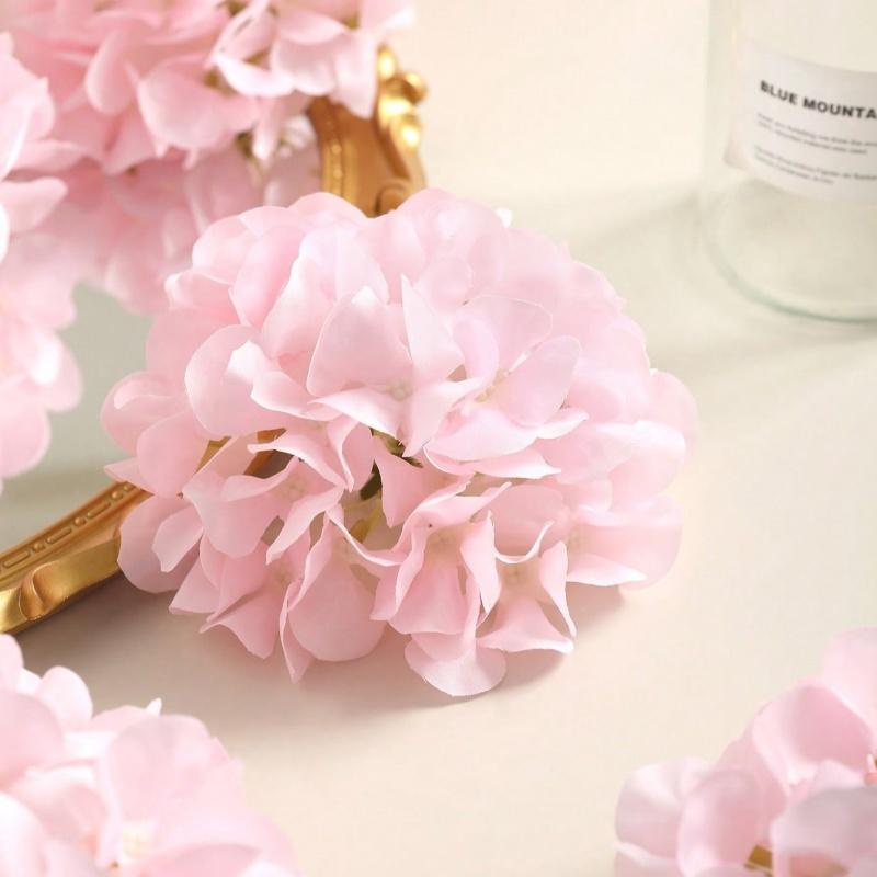 3/5Pcs Artificial Flowers Hydrangea Bouquet Silk Fake Flowers for Wedding Marriage Decoration Home Room Decor DIY Vase Ornament