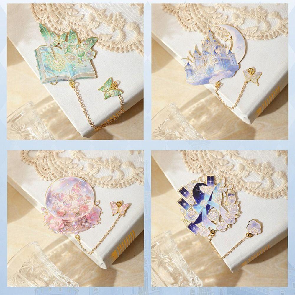 High-Quality Metal Metal Bookmark Exquisite Design Creative Page Marker  For Teachers