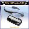 Front Left Exterior Door Handle Fit for Toyota Tacoma 1995-2004 No.6922035030